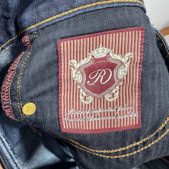 Raven Denim Jean Women 28 Sadie Madison Wash Boot Cut Stretch Low Rise Y2K 6000L - Picture 5 of 9